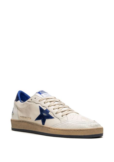 Sneakers ball star basse in bianco e blu Golden goose - uomo GOLDEN GOOSE | GMF00117F00219810327